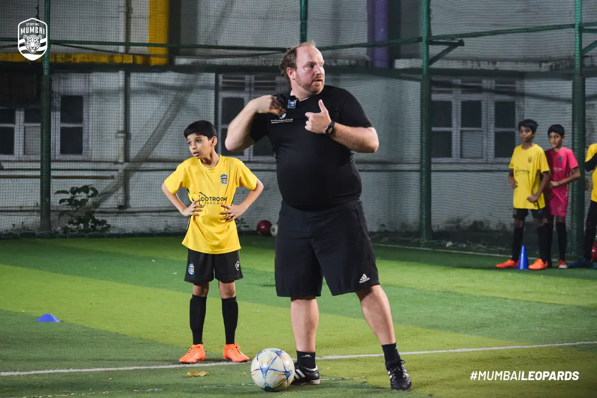 A Day of Football Excellence: Coach Janik Backhaus Inspires at Sporting Mumbai